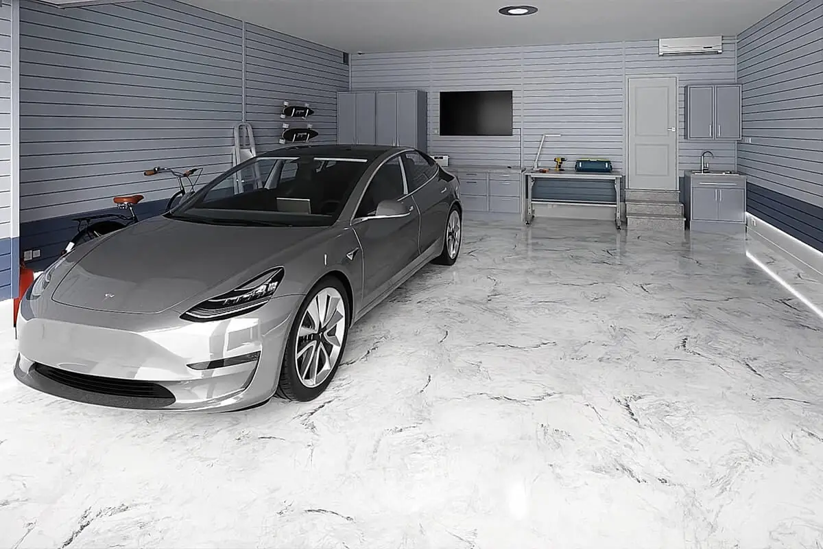 Illustration: garage floor coating